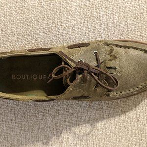 Women's Natural Suede Moccasins Shoes